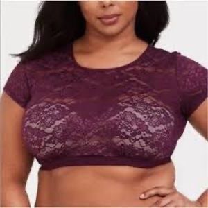 Torrid Purple Lace Bra